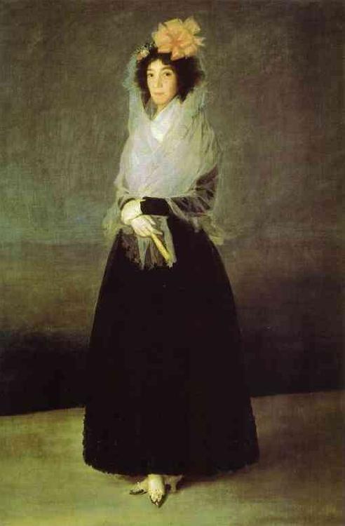 Francisco Jose de Goya The Countess of Carpio, Marquesa de la Solana. Sweden oil painting art